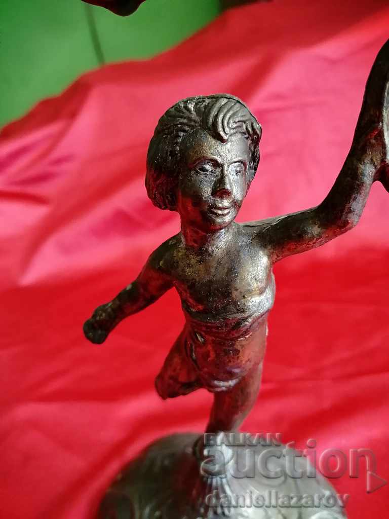 Auction Set of Old Fireplace BAROQUE Candlesticks Threesomes Auction Set of Old Fireplace BAROQUE Candlesticks Threesomes