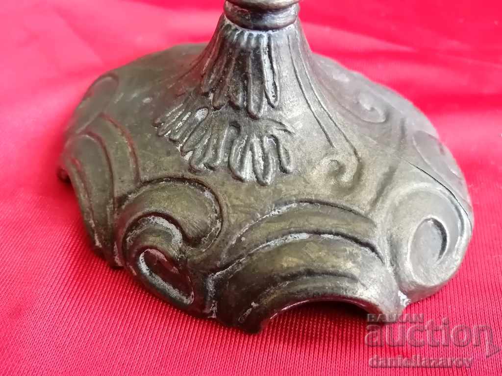 Delivery of Set of Old Fireplace BAROQUE Candlesticks Threesomes Delivery of Set of Old Fireplace BAROQUE Candlesticks Threesomes