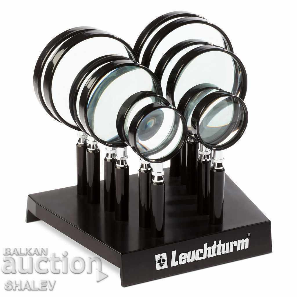 Livrarea Lupă de mărire "Leuchtturm" 3x și 6x cu mâner LU1 (1199)