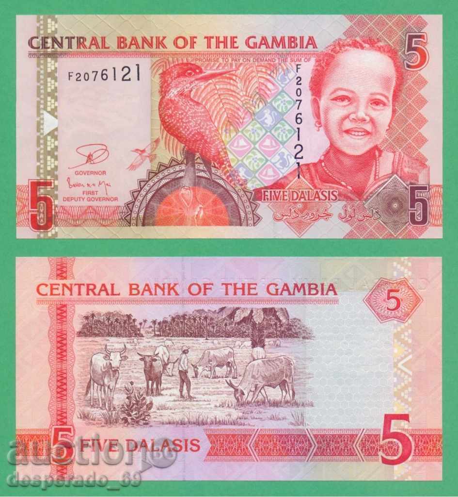 (¯` '• 5. GAMBIA dalasi 2013 UNC ¸. •' '°)