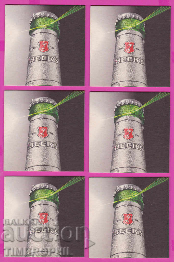 Auction  266118 / Beer Beer pad BECK'S - 6 pieces