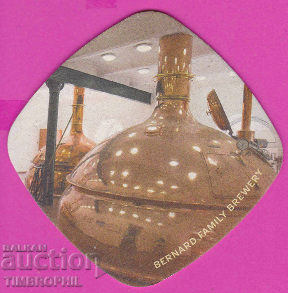 Auction  266135 / Beer Beer mat BERNARD 1597 FAMILY BREWERY