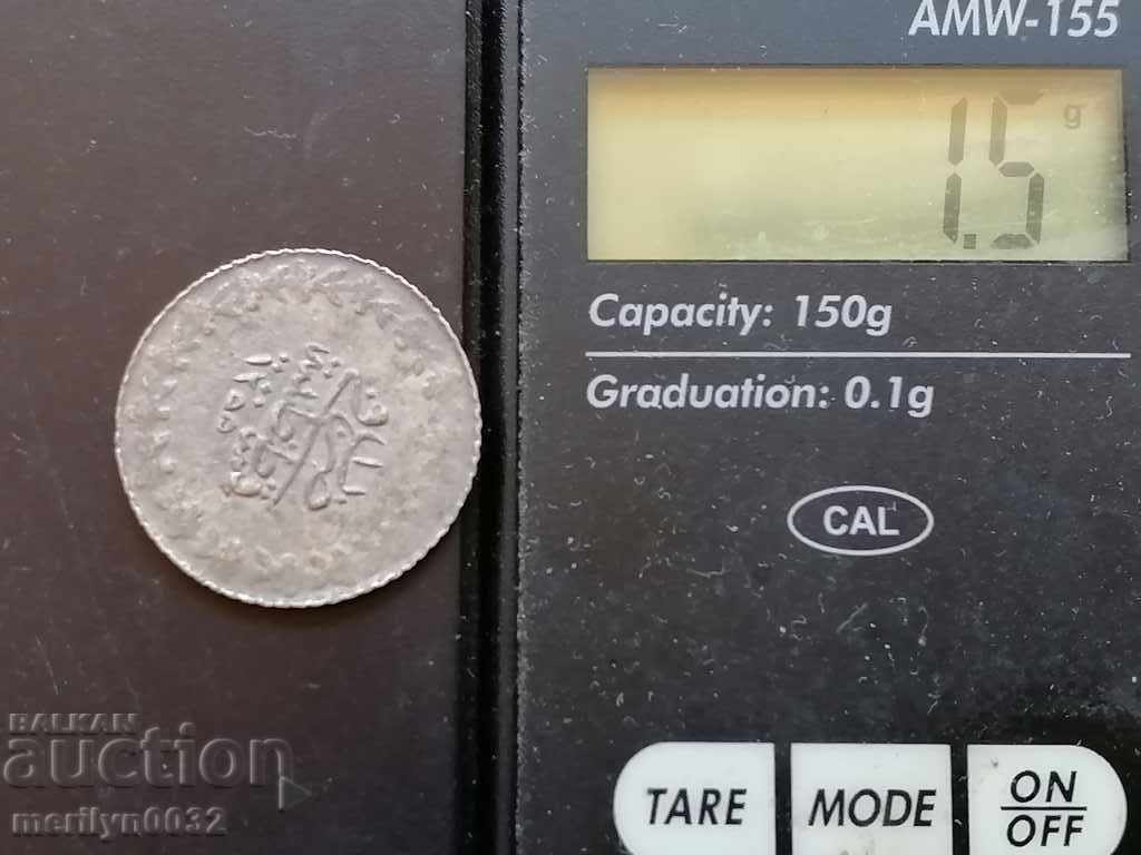 Δημοπρασία Οθωμανικό νόμισμα 1,5 γραμμάρια αργύρου 220/1000 Mahmud 2ο