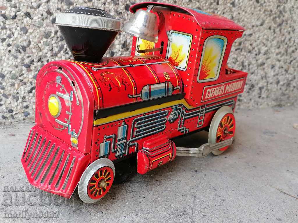 Δημοπρασία Τραίνο παιχνιδιών λαμαρίνας Δημοπρασία Τραίνο παιχνιδιών λαμαρίνας