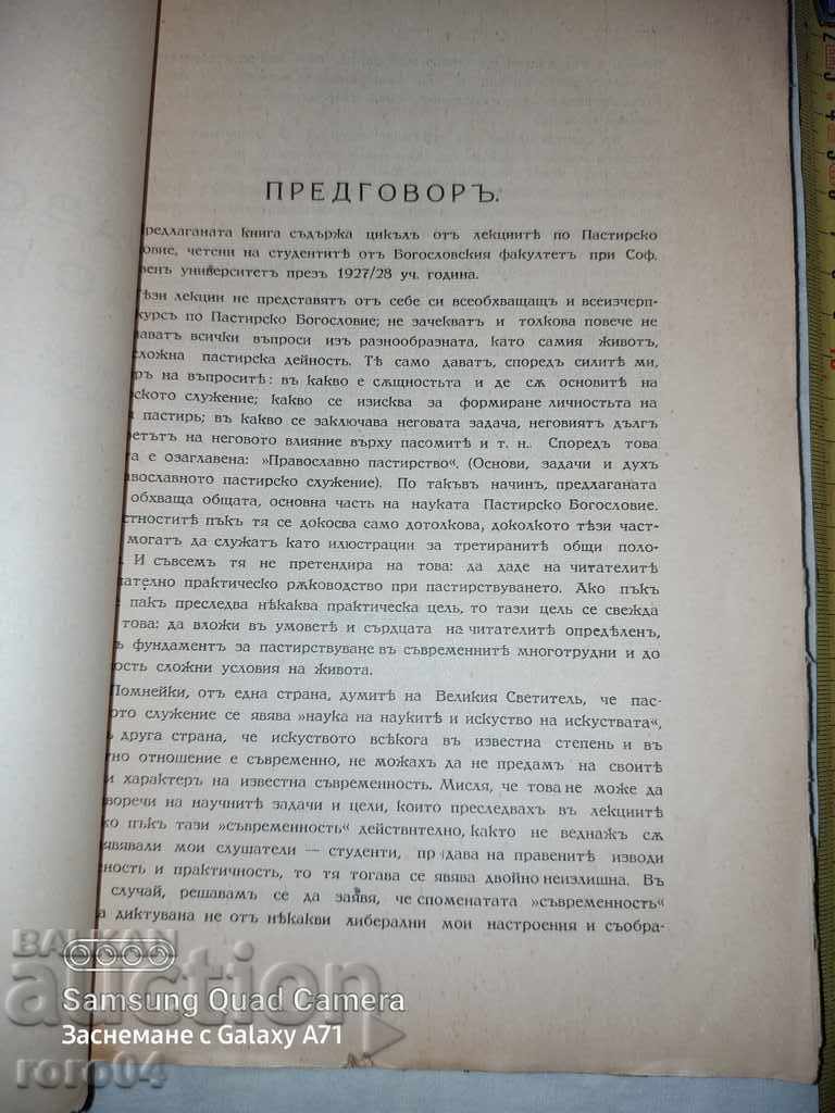 Licitație PĂSTOR ORTODOX - GEORGE SHAVELSKI