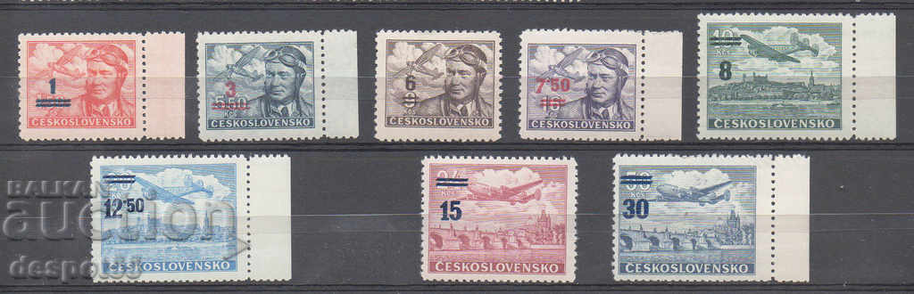 1949. Cehoslovacia. Poștă aeriană.
