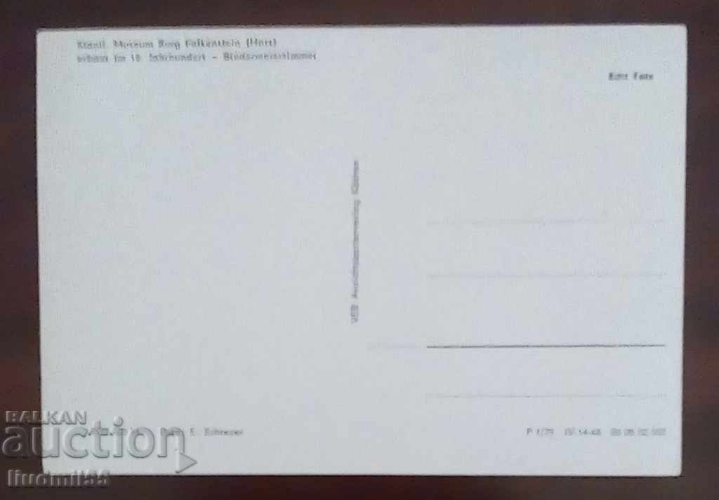 CARTOLINA VECHE - GERMANIA Staatl Museum Burg Falkenstein cu preț € 0.20 | 0.39 BGN
