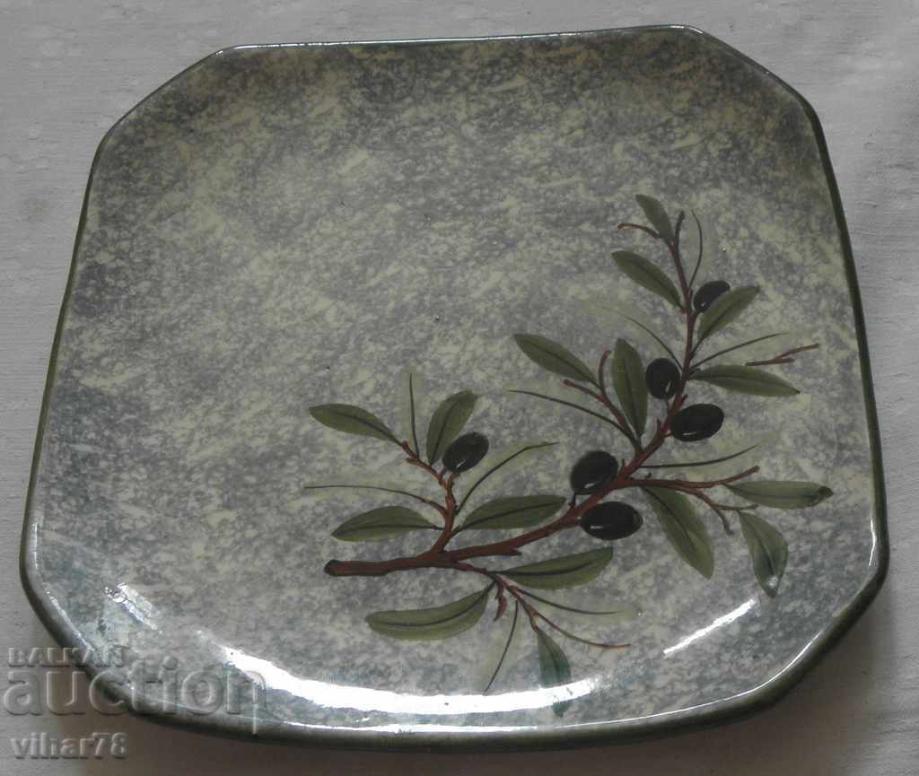 Auction Plate-maybe for a wall Auction Plate-maybe for a wall