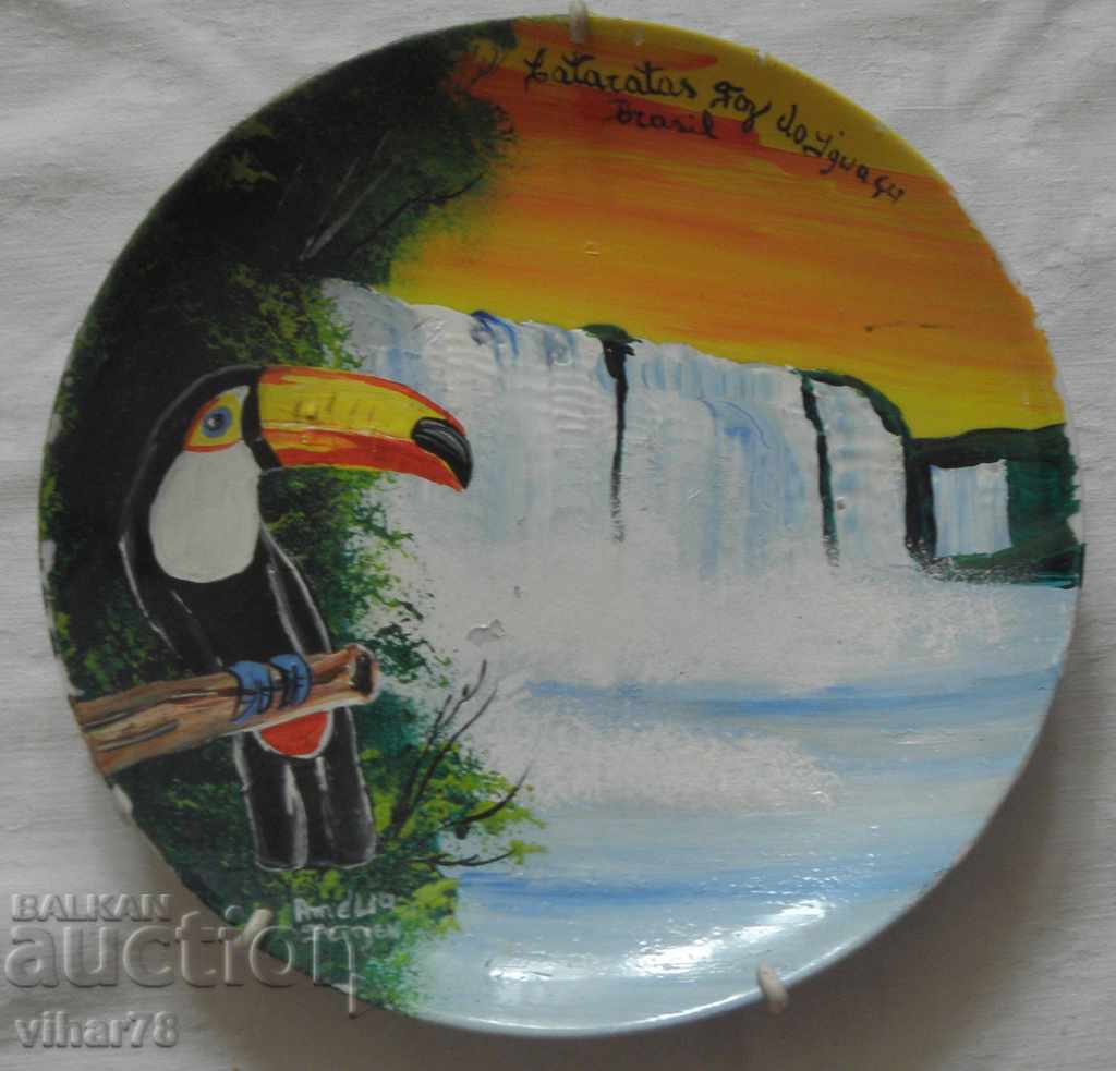 Painted plate can also be used for a wall