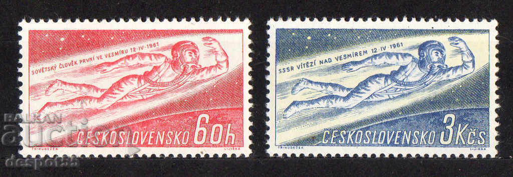 1961. Cehoslovacia. Primul zbor spațiu în lume.