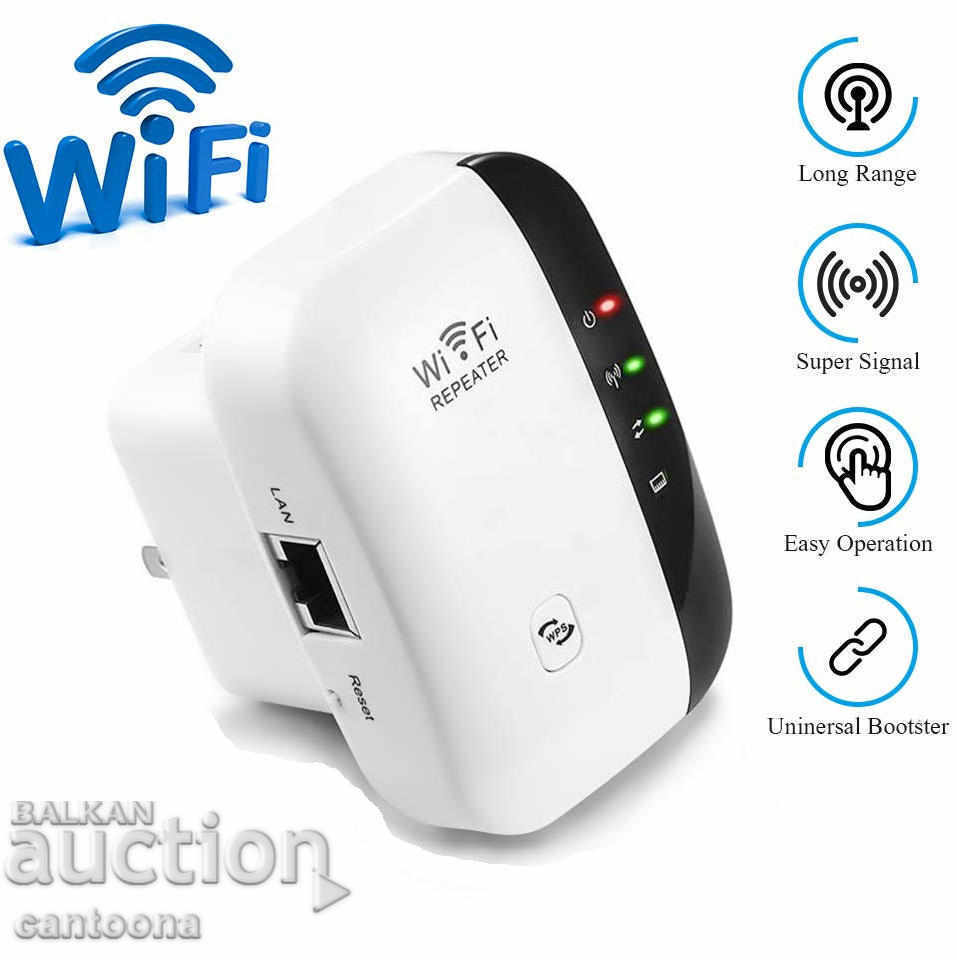 300M Wireless-N Wifi Repeater Router Ενισχυτής Διαδικτύου με τιμή 17.98 BGN | € 9.19 300M Wireless-N Wifi Repeater Router Ενισχυτής Διαδικτύου με τιμή 17.98 BGN | € 9.19