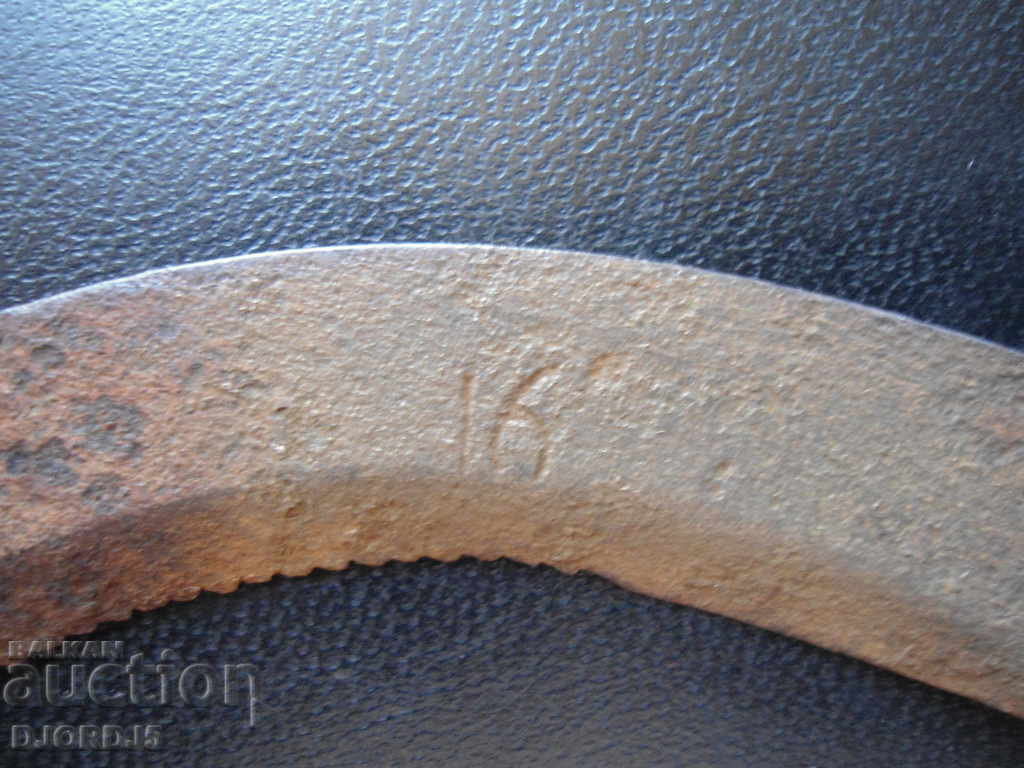 Old sickle, marking - 5 Old sickle, marking - 5
