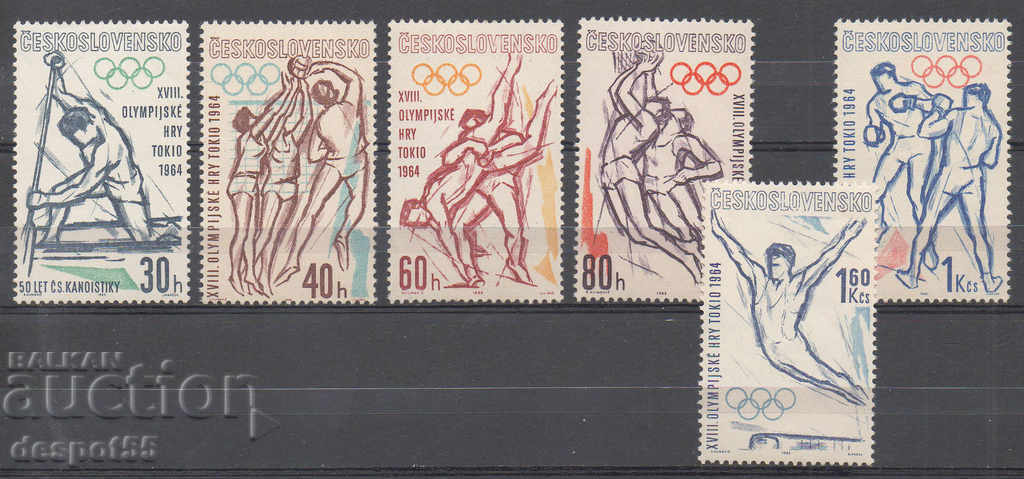 1963. Cehoslovacia. Jocurile Olimpice, Tokyo - Japonia.