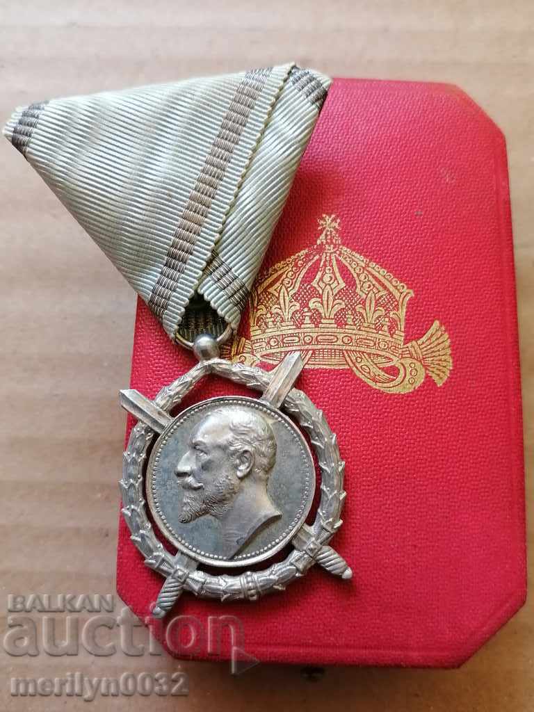 Order of Merit Principality of Bulgaria ribbon box