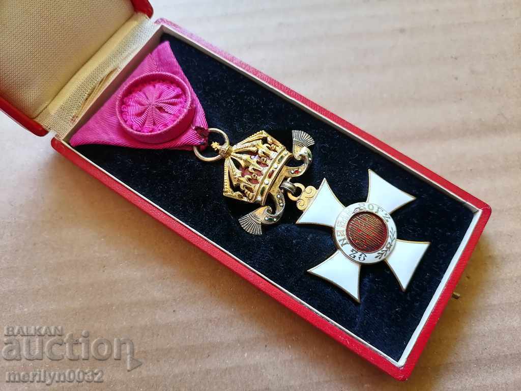 Order of Saint Alexander 4 degree Kingdom of Bulgaria box - 7 Order of Saint Alexander 4 degree Kingdom of Bulgaria box - 7