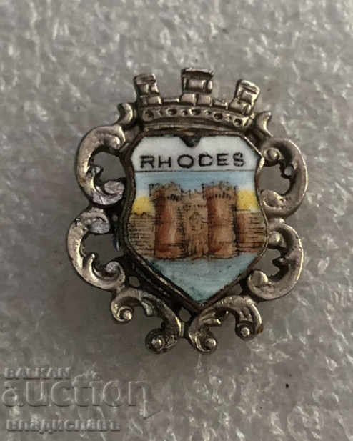 badge city of Rhodes Greece