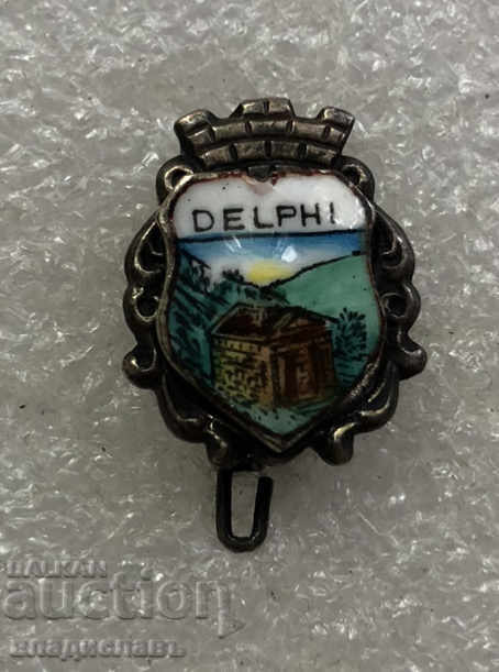 badge city of Delphi Greece
