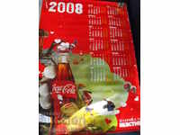 COCA COLA poster-calendar.