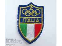 Old Italian Olympic embroidered stripe Olympics