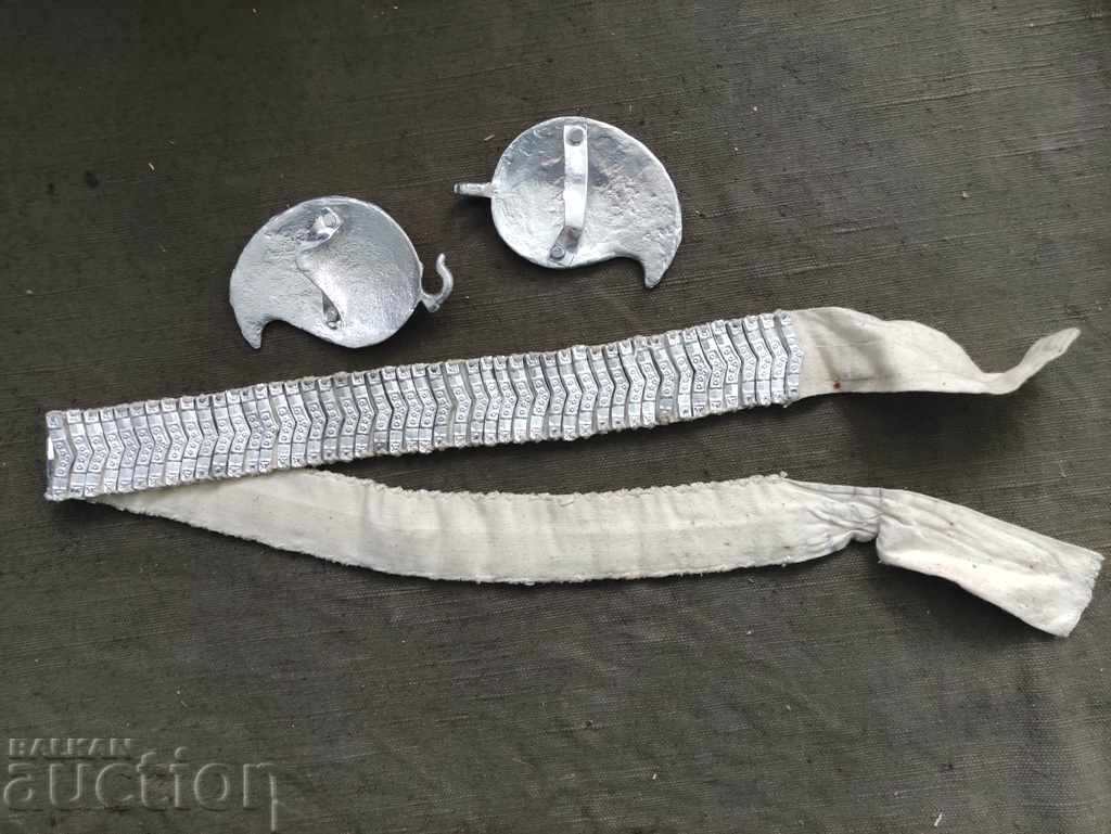 Licitație Vând curele cu catarame pentru costum popular, din aluminiu R.P.B