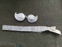 Vând curele cu catarame pentru costum popular, din aluminiu R.P.B