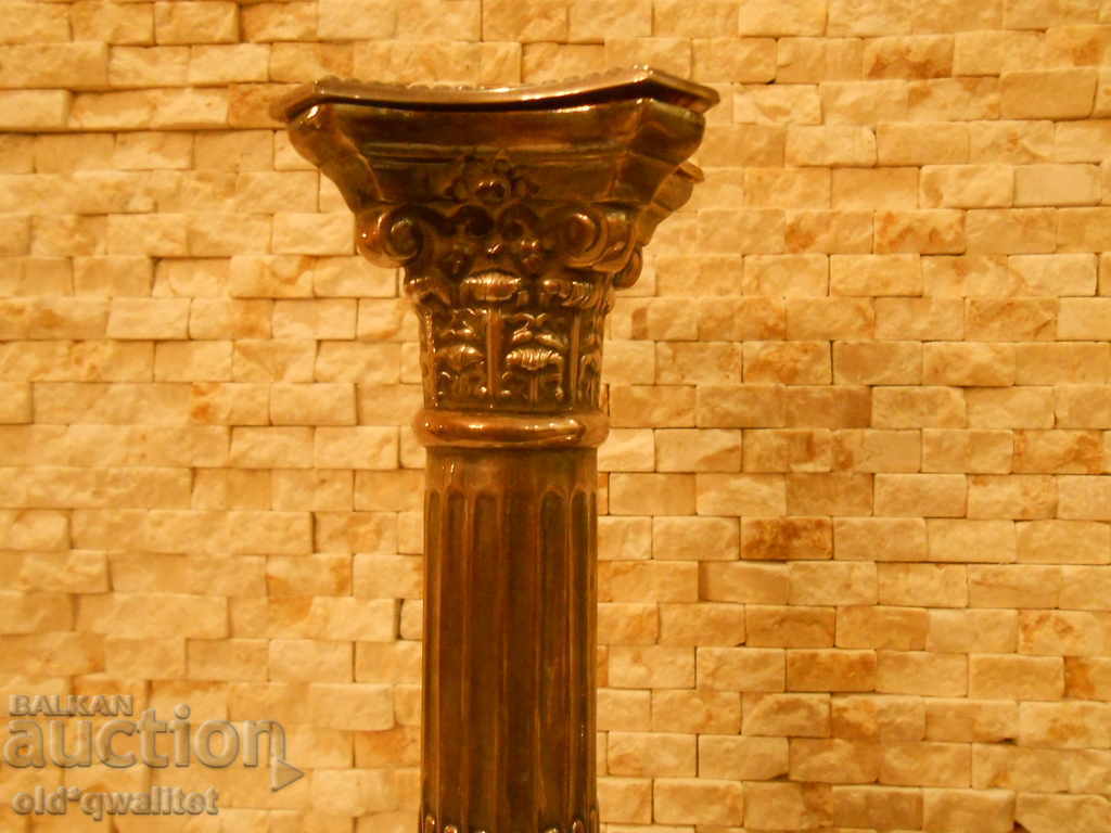 Silver-plated CANDLES, 2 pcs. with STAMPS - 5 Silver-plated CANDLES, 2 pcs. with STAMPS - 5