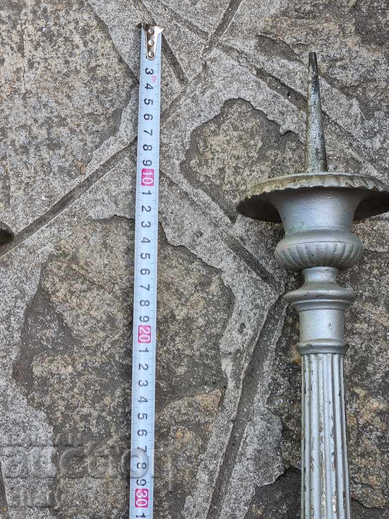 Old church candlesticks with price 85.00 BGN | € 43.46 Old church candlesticks with price 85.00 BGN | € 43.46