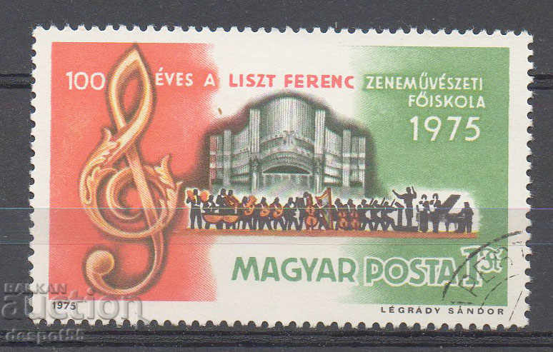 1975. Ungaria. 100 de ani de Academia de Muzică Franz Liszt.