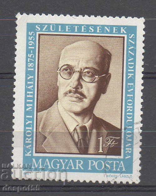 1975. Hungary. Michał Karolij, 1875-1955, politician.