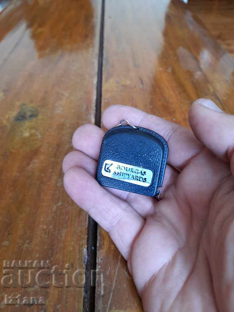Old tape measure, souvenir Bourgas Shipyards with price 11.00 BGN | € 5.62 Old tape measure, souvenir Bourgas Shipyards with price 11.00 BGN | € 5.62