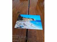 Old postcard Druzhba beach resort