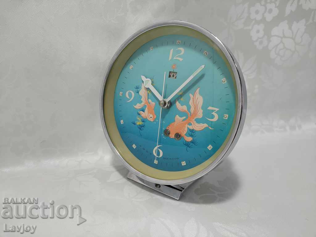 CHINESE ANIMATED WATCH CLOCK Goldfish - 5 CHINESE ANIMATED WATCH CLOCK Goldfish - 5