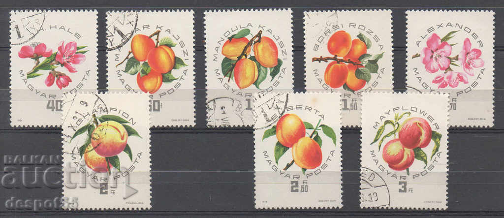 1964. Hungary. Fruits - National Peach Exhibition.