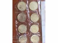 COIN COINS REPLICA DOLLAR DIFFERENT YEARS-8 PCS