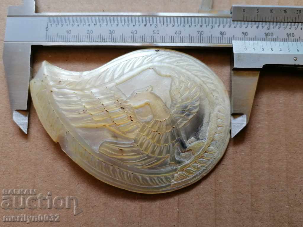 Delivery of Pair of mother-of-pearl plaques from a belt buckle, early 19th century, belt buckles, traditional costume