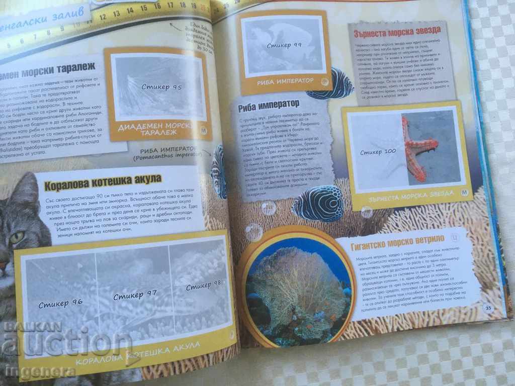 OCEAN ADVENTURE ALBUM STICKER BOOK - 6 OCEAN ADVENTURE ALBUM STICKER BOOK - 6