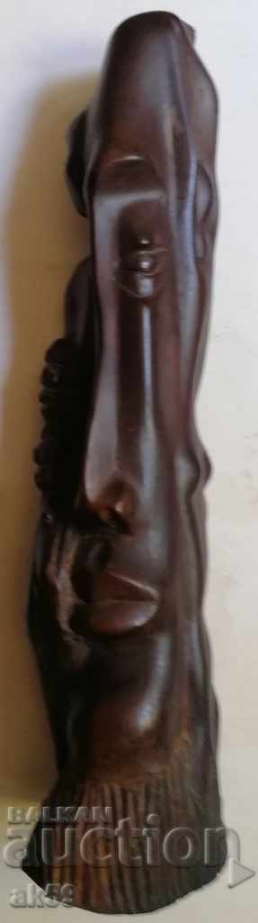 African abstract sculpture wood carving small sculpture.