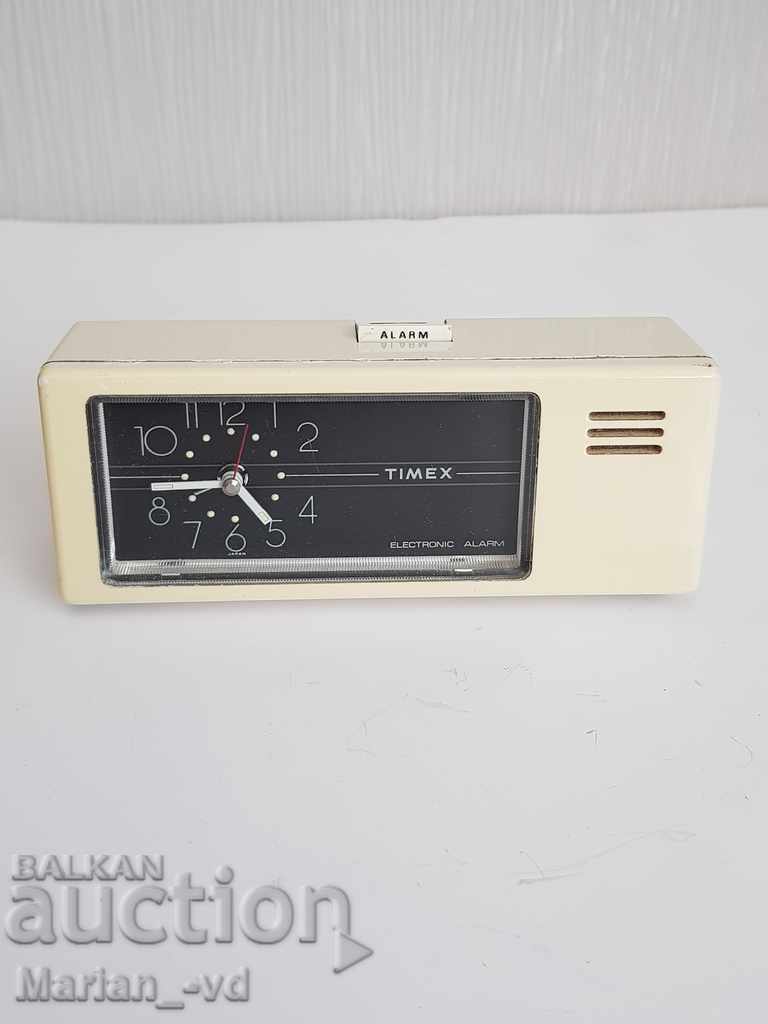 Desktop Japanese mini quartz alarm clock Timex