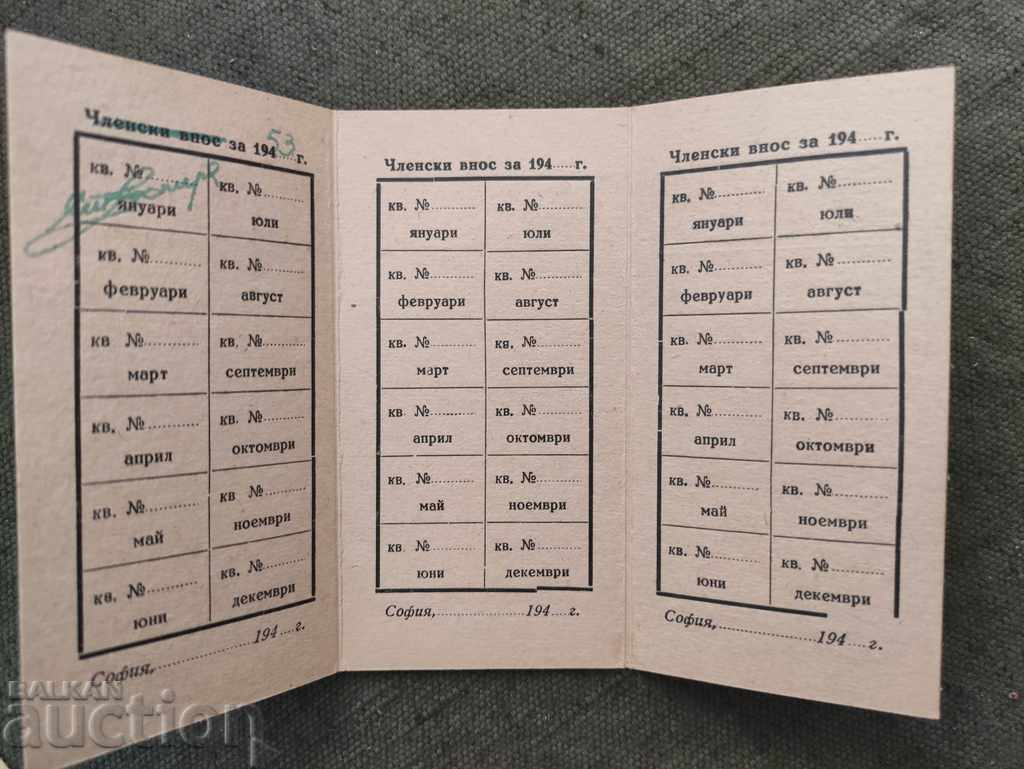 Licitație harta Chitalishte "Petar Beron" kv. "Ivan Vazov" Sofia