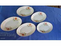 Porcelain elliptical plates-Razgrad