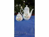 Porcelain jug and sugar bowl - "Kitka" Novi Pazar