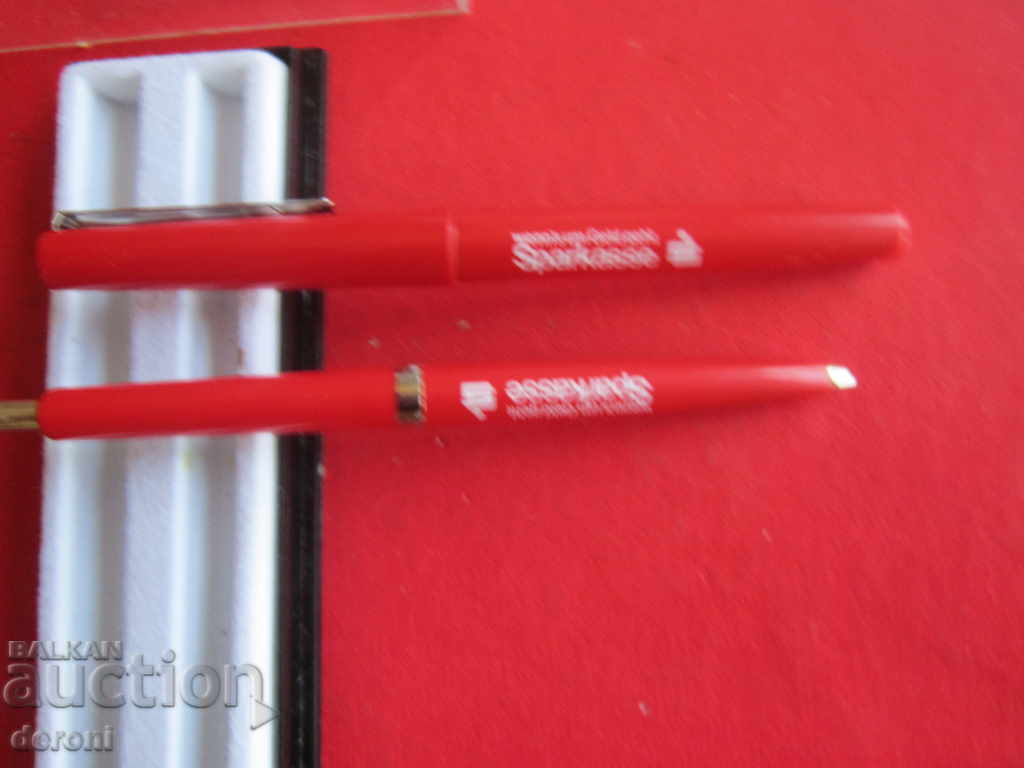Auction  Ballpoint pen pen Romus in a box banking set