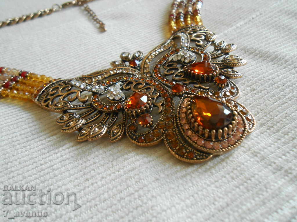 Necklace, necklace, has a seal, it's great VINTAGE 10.08.2021 with price 99.00 BGN | € 50.62 Necklace, necklace, has a seal, it's great VINTAGE 10.08.2021 with price 99.00 BGN | € 50.62