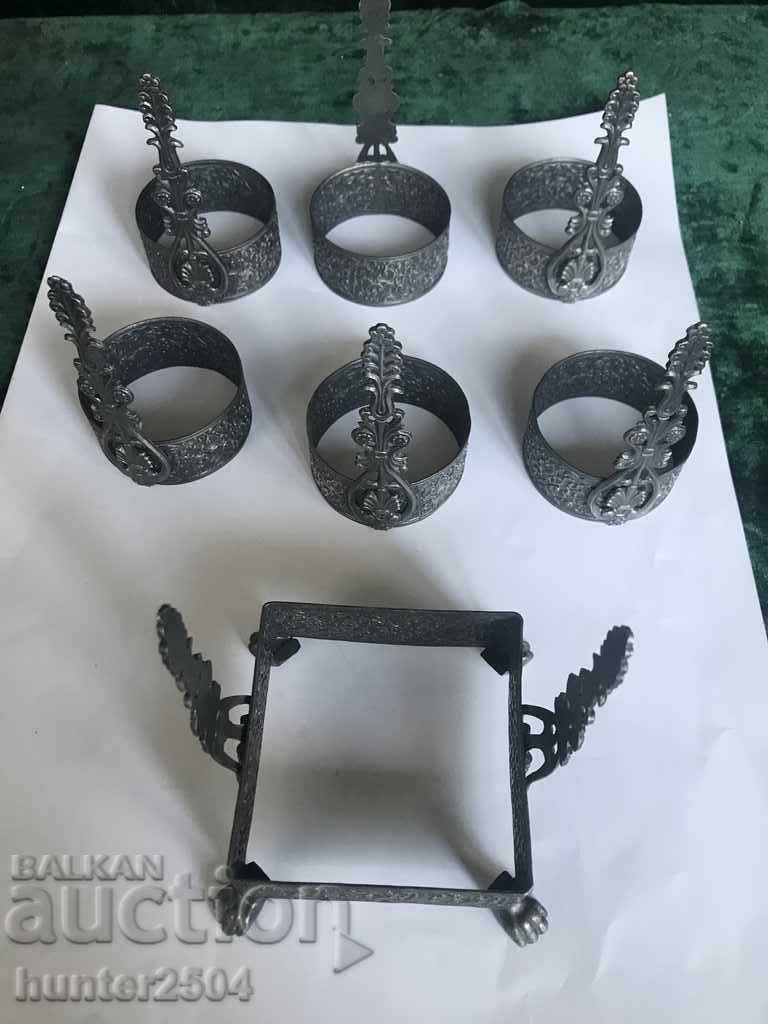 Подстакани и захарница -металниСССР