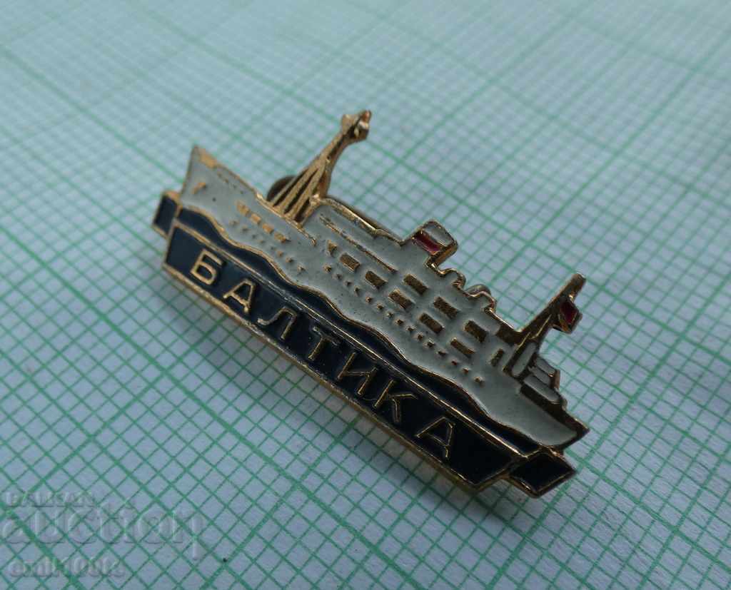 Badge - the ship Baltic USSR with price 1.00 BGN | € 0.51 Badge - the ship Baltic USSR with price 1.00 BGN | € 0.51