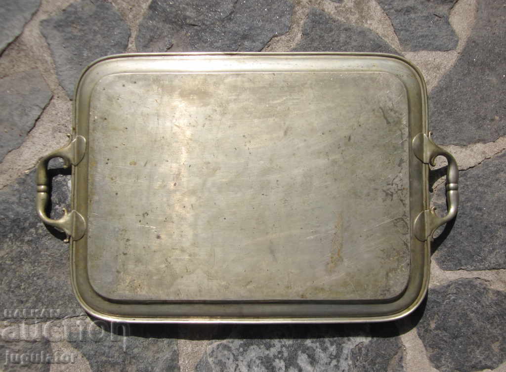 Auction large huge antique marked tray Auction large huge antique marked tray