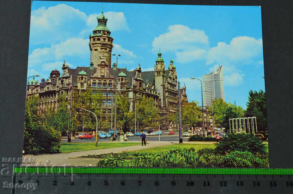 Postcard: Leipzig - Neues Rathaus with price 0.60 BGN | € 0.31 Postcard: Leipzig - Neues Rathaus with price 0.60 BGN | € 0.31