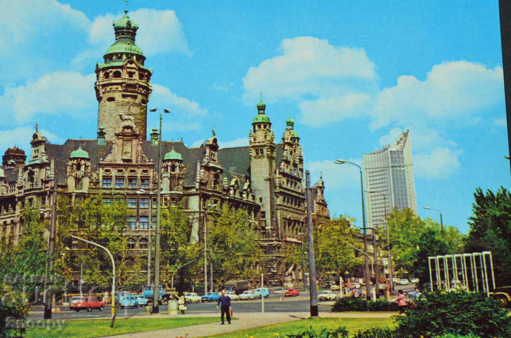 Postcard: Leipzig - Neues Rathaus