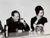 Josip Broz Tito și soția sa Jovanka Broz