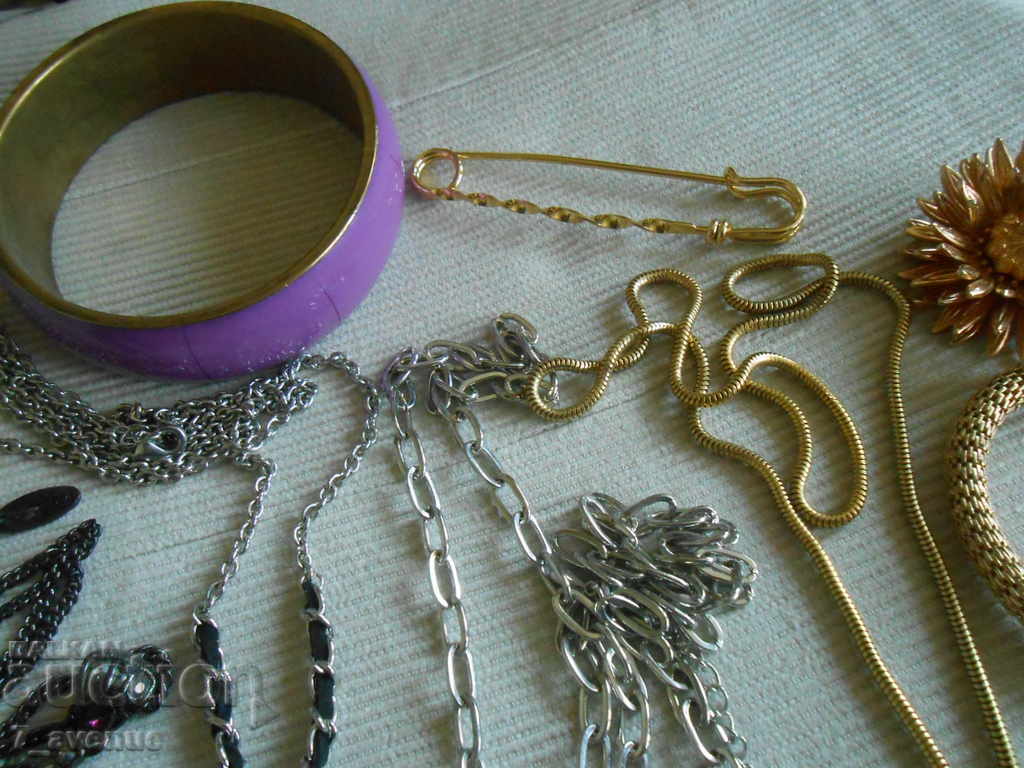 Παράδοση Βραχιόλι καρφίτσα κολιέ LOT - ενδιαφέρον, δείτε μόνοι σας